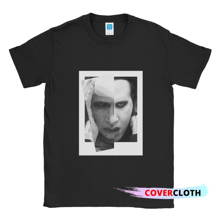 คอกลม เสื้อยืด พิมพ์ลาย Marilyn Manson The Pale Imperor Band สําหรับผู้ชาย