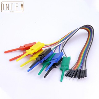 【ONCEMOREAGAIN】Logic Analyzer Black/blue/red/green/yellow Plastic Metal Cable Test Lead