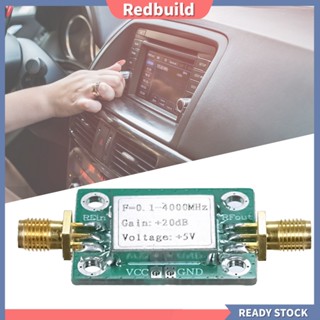 Redbuild|  เครื่องขยายเสียงไมโครเวฟ อเนกประสงค์ 01-4000MHz 20dB RF สําหรับวงจรด้านหน้า