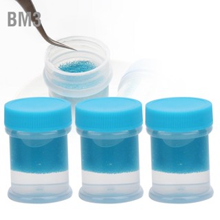 BM3 3pcs 40ml แหนบต่อขนตาทำความสะอาดขนตา Grafting เครื่องมือ น้ำยาทำความสะอาด