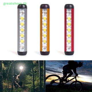 Greatshore ไฟฉาย LED COB สว่างมาก ขนาดเล็ก พร้อมคลิปหนีบแม่เหล็ก