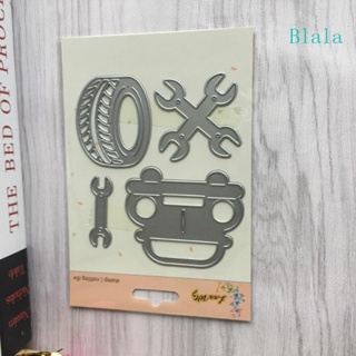 Blala แผ่นแม่แบบโลหะ ตัดลายนูน สําหรับตกแต่งสมุด การ์ด กระดาษ DIY