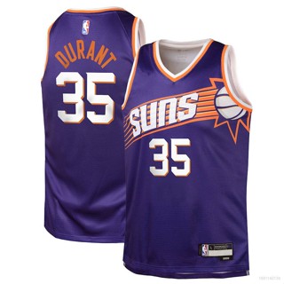 Qy 2023-2024 เสื้อกีฬาบาสเก็ตบอล ลาย NBA Phoenix Suns Kevin Durant No.35 พลัสไซซ์ สําหรับทุกเพศ