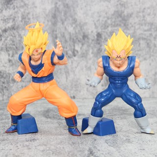 โมเดลฟิกเกอร์ PVC อนิเมะ Dragon Ball Z Vegeta Goku ขนาด 15 ซม. เหมาะกับของขวัญ ของเล่นสะสม สําหรับตกแต่ง