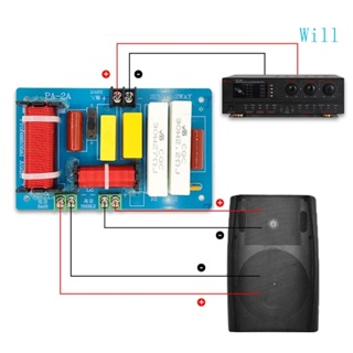 Will PA-2A 450W ตัวแบ่งความถี่ลําโพง 2 ทาง ตัวกรองครอสโอเวอร์เบส เครื่องขยายเสียงลําโพงโฮมเธียเตอร์