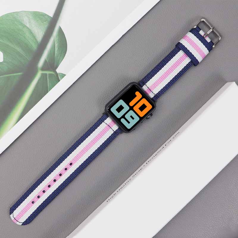 สายนาฬิกาข้อมือ ผ้าแคนวาส ไนล่อน ปรับได้ แบบเปลี่ยน สําหรับ Apple Watch 49 มม. 45 มม. 41 มม. 44 มม. 40 มม. 42 มม. 38 มม. iWatch Ultra Series 8 7 6 5 4 3 2 1 SE