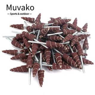 Muvako กระดาษทรายขัด หัวเจียร 80 ช่อง 3x10 มม. 1/20 ชิ้น