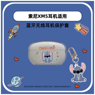 For Sony WF-1000XM5 Case Cartoon Stitch Creative Astronaut Pendant Sony WF-1000XM5 Transparent Soft Case Shockproof Case Protective Case Cute Cinnamoroll Sony WF-1000XM5 Cover Soft Case