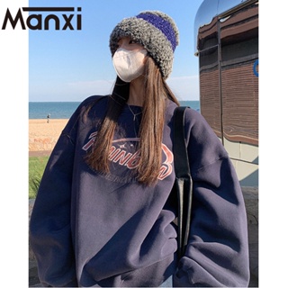 Manxi สเวตเตอร์ เสื้อกันหนาว ผู้หญิง สะดวกสบาย และทันสมัย A98J1IF