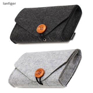 Lanf Felt Gadgets กระเป๋าเก็บอุปกรณ์ชาร์จแล็ปท็อป อเนกประสงค์ อุปกรณ์เสริม สําหรับเดินทาง EN