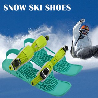 Mini Ski Skates Skiing Shoes Outdoor Adjustable Snowshoes Short Skiboards