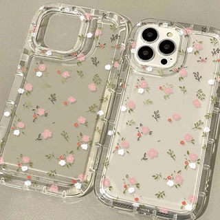 สำหรับ for iPhone 17 11 13 16 14 15 12 Pro Max 6S 7 8Plus X XR XSMAX SE 17Air เคสนิ่มใสถุงลมนิรภัยกันกระแทกการ์ตูนน่าร