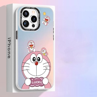 โดราเอมอน เคสไอโฟน เคสไอโฟน 11 สำหรับ iPhone 14 Pro Max เคส ถุงขนม  iPhone 13 Pro Max 12 Pro Max 11 7plus XR