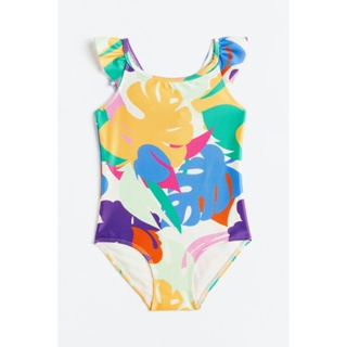 H&amp;M  Girl Flounce-trimmed swimsuit 1048130_1