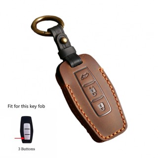 ⚡NEW 8⚡Luxury Key Fob Protective Case for Mitsubishi Outlander 2023 Sleek Brown Leather