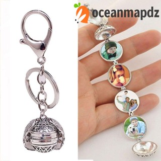 Oceanmapdz พวงกุญแจโลหะ รูปปีกนางฟ้า หลายชั้น DIY