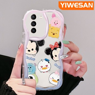 เคสโทรศัพท์มือถือ แบบใส กันกระแทก ลายการ์ตูนมิกกี้ มินนี่เมาส์น่ารัก สีสันสดใส สําหรับ Samsung galaxy S21 FE S21 Plus S21 Ultra S20 FE