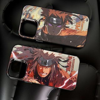 เคสโทรศัพท์มือถือ เนื้อแมตต์ ลายนารูโตะ Jiraiya หลากสี สําหรับ iPhone 14 Pro Max 13 12 Pro Max 11