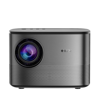 โปรเจคเตอร์โฮมเธียเตอร์ดิจิทัล โฟกัส F18 Full HD 1920*1080P Android 4K 2.4G&amp;5G BT 4.0 350 Ansi 200 นิ้ว