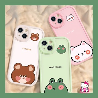 เคสโทรศัพท์มือถือ แบบนิ่ม ลายการ์ตูนกบ และแมว สําหรับ Infinix Hot 10s 11s 11 10T 10 Lite Note 8 Smart 6 5 Hot 9 10 10T 10s 11 11s Play