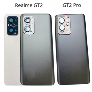 เคสแบตเตอรี่ด้านหลัง พร้อมกรอบกล้อง และโลโก้ สําหรับ Realme GT2 Pro GT2