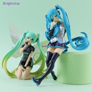 Brightstar ใหม่ ฟิกเกอร์ PVC อนิเมะ Sitg Kneeing Hatsune Miku 12 17 ซม. 1 ชิ้น