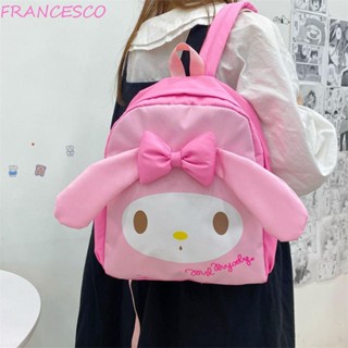 Francesco กระเป๋าเป้สะพายหลัง ลายการ์ตูนสุนัข Cinnamoroll Melody สําหรับผู้หญิง