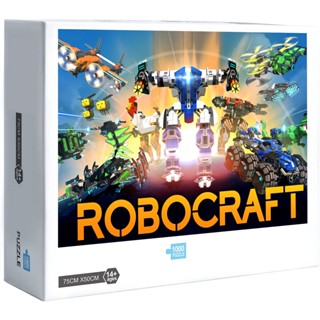 ขายดี จิ๊กซอว์ไม้ปริศนา รูปเกม Robocraft สไตล์ใหม่ คลายเครียด สําหรับครอบครัว ตกแต่งผนังบ้าน