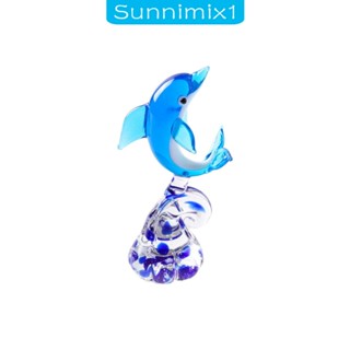 [Sunnimix1] ฟิกเกอร์โลมาน่ารัก งานฝีมือ สําหรับตกแต่งโต๊ะทํางาน ห้องนอน ชั้นวางหนังสือ