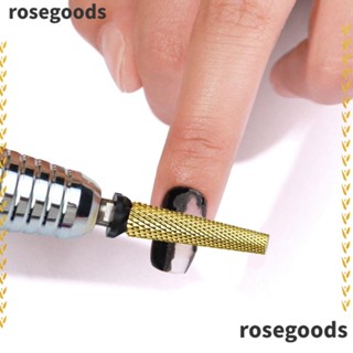 Rosegoods1 ดอกสว่านคาร์ไบด์ทังสเตน หัวยาว หมุนได้ สําหรับตกแต่งเล็บ