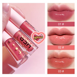 CYREAL CYREAL Can Cod Mirror Lip Glaze สีขาวและง่ายต่อการทำสีลิปสติกกันน้ำลิปกลอสแก้วน้ำ