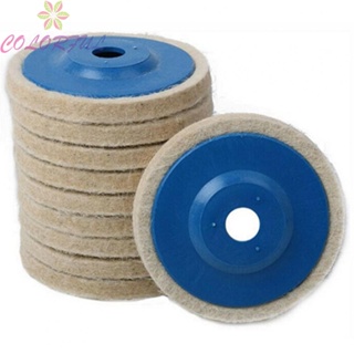 【COLORFUL】Grinder Wheels Felt Plastic Polishing Disc Pad Wool 100mm Buffing Angle