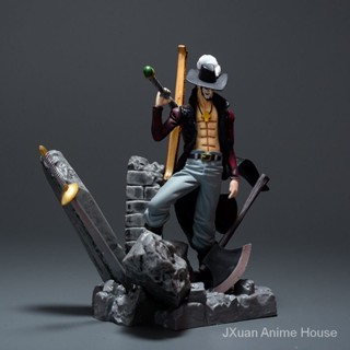 [ราคาถูก] โมเดลฟิกเกอร์ Qiwuhai Hawkeye Mihawk One Piece LBH2 สําหรับตกแต่งโต๊ะ