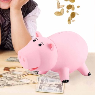 Toy Story 4 Hamm Figures Coin Save Money Box Piggy Bank Pink Ham Pig Kids Gift