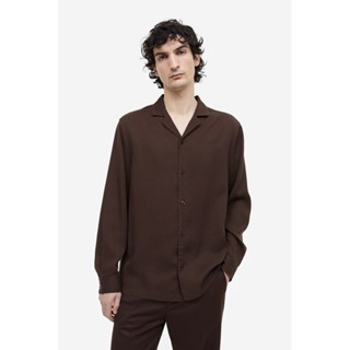 H&amp;M  Man Regular Fit Long-sleeved lyocell resort shirt 1149936_1