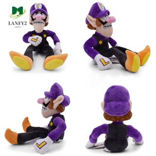 Alanfy ตุ๊กตานุ่ม รูปการ์ตูน Super Mario Waluigi Super Mario Luigi สีม่วง ของขวัญวันเกิดคริสต์มาส