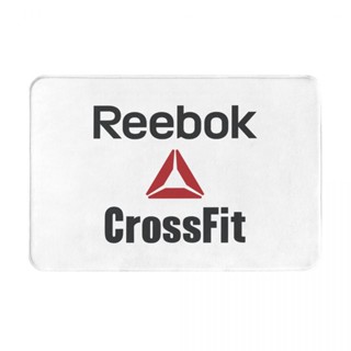 Reebok CrossFit (2) พรมเช็ดเท้ากันลื่น ผ้าสักหลาด ดูดซับน้ํา แห้งเร็ว 16x24 นิ้ว สําหรับห้องน้ํา พร้อมส่ง