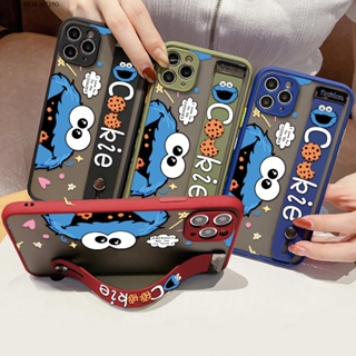 Compatible With Samsung Galaxy M52 M51 M32 M31 M21 M20 M11 M12 M10 M30S M62 F62 5G เคสซัมซุง สำหรับ Case Street ELMO เคส เคสโทรศัพท์ เคสมือถือ Wristband Clear Cases