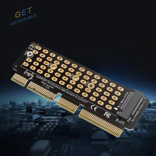[Getdouble.th] อะแดปเตอร์การ์ดเร่ง M2 NVME M.2 M-Key SSD เป็น PCIE4.0 สําหรับ 2230-2280 SSD