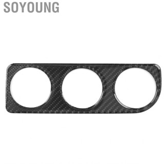 Soyoung AC Switch Cover  Console Control Trim Panel Wear‑resisting for Auto  Shop Parts Fit Corolla 2014-2018 Car Factory