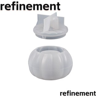 Refinement แม่พิมพ์ซิลิโคน รูปฟักทอง และกระถางดอกไม้ แฮนด์เมด สําหรับทําเครื่องประดับ ตกแต่งสวน DIY