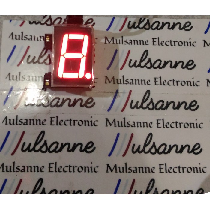 MERAH Seven 7 Segment / 7 Segment / 0.56 / 0.56 Common Cathoda / Anoda - RED
