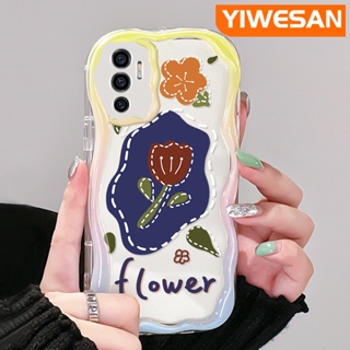 เคสโทรศัพท์มือถือแบบนิ่ม ใส ลายดอกกุหลาบ สีครีม หลากสี สําหรับ VIVO V23E 4G V23E 5G V23 Pro V23i 5G S12 5G Y75