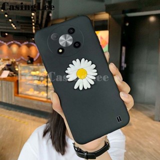 เคสโทรศัพท์มือถือนิ่ม ปิดด้านหลัง ลายดอกเดซี่ พร้อมขาตั้ง สําหรับ ZTE Blade A73 A72 A71 A73 5G