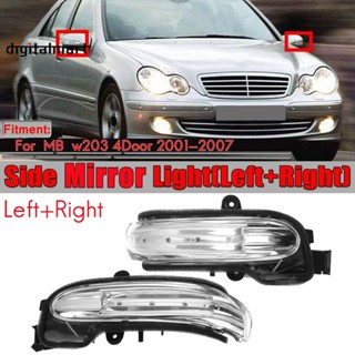 ไฟเลี้ยวติดกระจกมองหลัง ด้านซ้าย และขวา สําหรับ Mercedes-Benz W203 C-Class C280 C320 C350 01-07