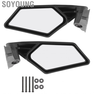 Soyoung ATV Adjustable Rearview Side Mirror Replacement Accessory Fit for Can-Am Maverick X3 UTV