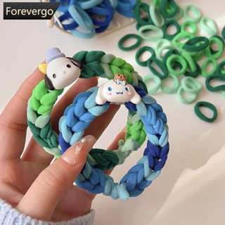 Forevergo ยางรัดผมน่ารัก ยืดหยุ่นสูง ทนทาน แฮนด์เมด DIY สําหรับคู่รัก J5L9