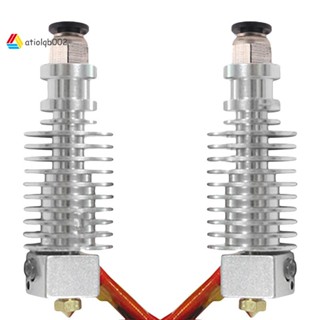 หัวฉีดเอ็กซ์ทรูเดอร์ V5 J Head Hotend 0.4 มม. ทนทาน สําหรับเครื่องพิมพ์ 3D Anycubic I3 Mega เส้นใยพลาสติก 1.75 มม. 2 ชิ้น