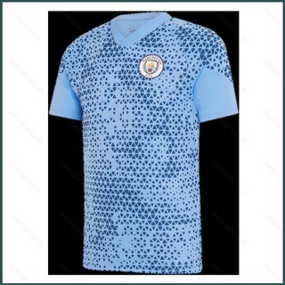 Sy3 เสื้อยืดลําลอง แขนสั้น คอกลม พิมพ์ลาย Manchester City Jersey พลัสไซซ์ YS3 2023-2024