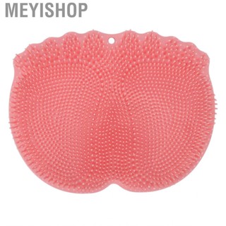 Meyishop Shower Foot Scrubber Fixed  Slip  Pad Cleaning Brush